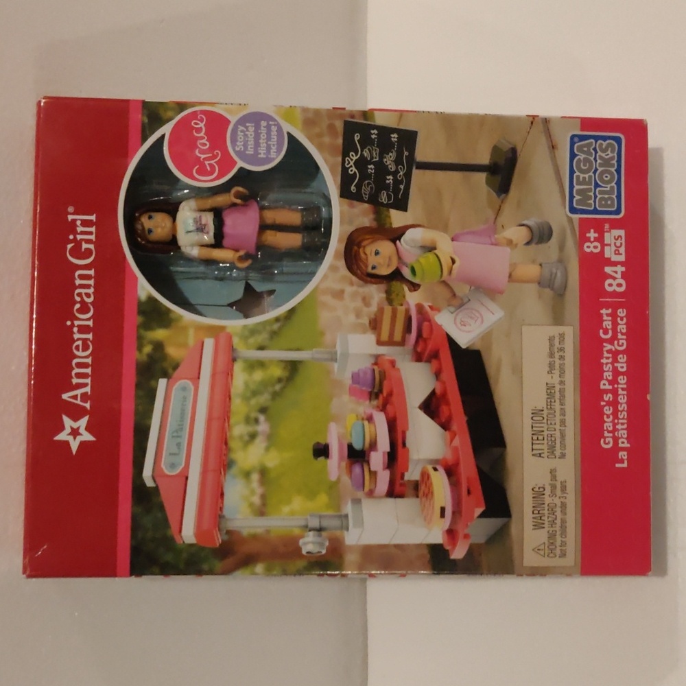 New! American girl Grace's Pastry Cart 84 pieces Mega Blocks